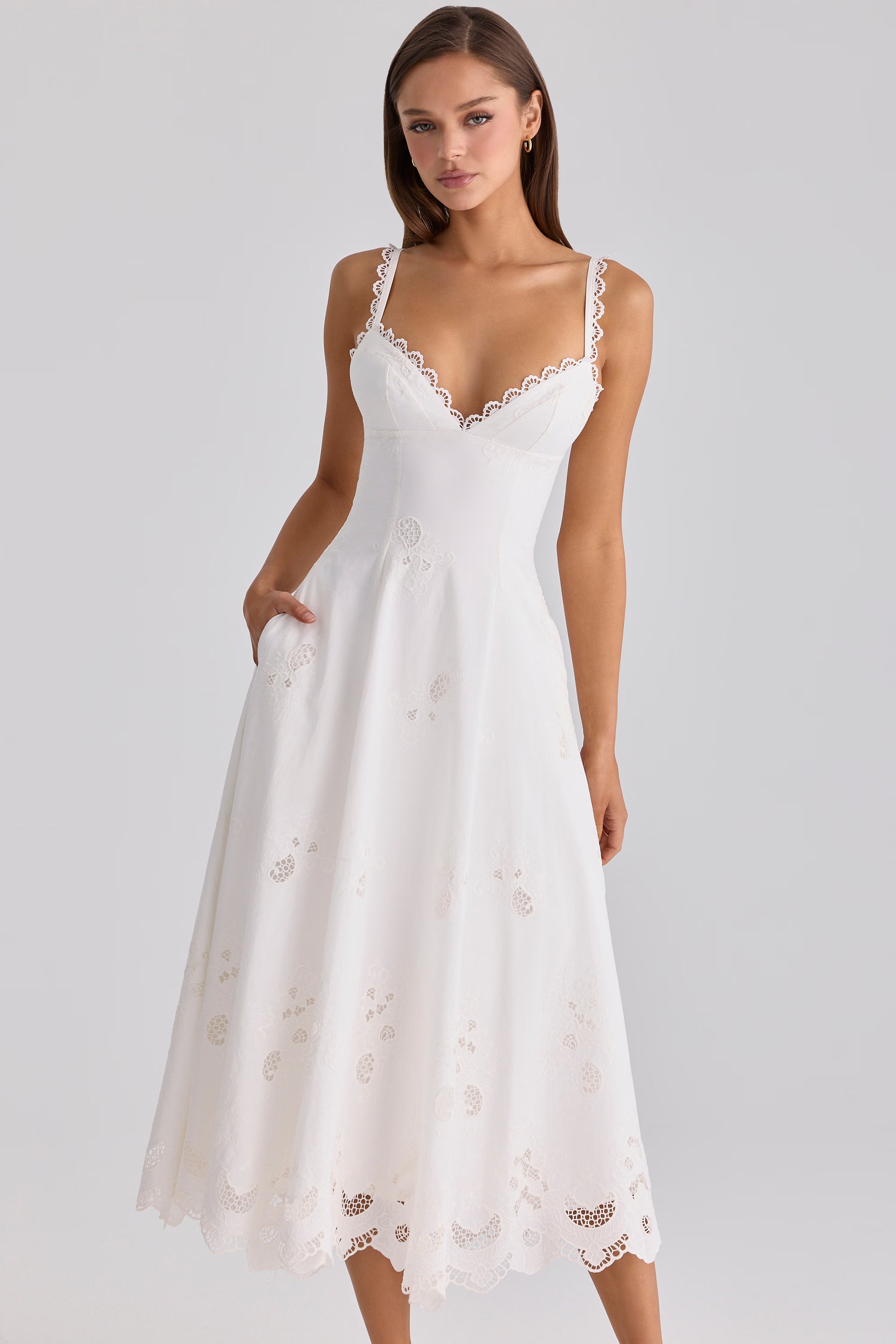 Tatiana Cotton Midi Sundress